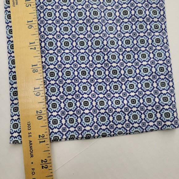 CHICOS Womens Medallion Stretch Pull Up Crop Pants Size 6 Nautical Coastal - Picture 9 of 15